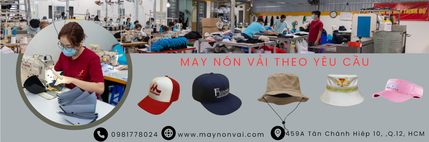 Xưởng may nón vải