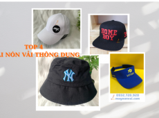 Top 4 loại NÓN VẢI thông dụng