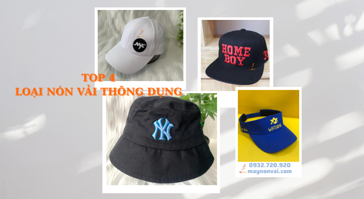 Top 4 loại NÓN VẢI thông dụng